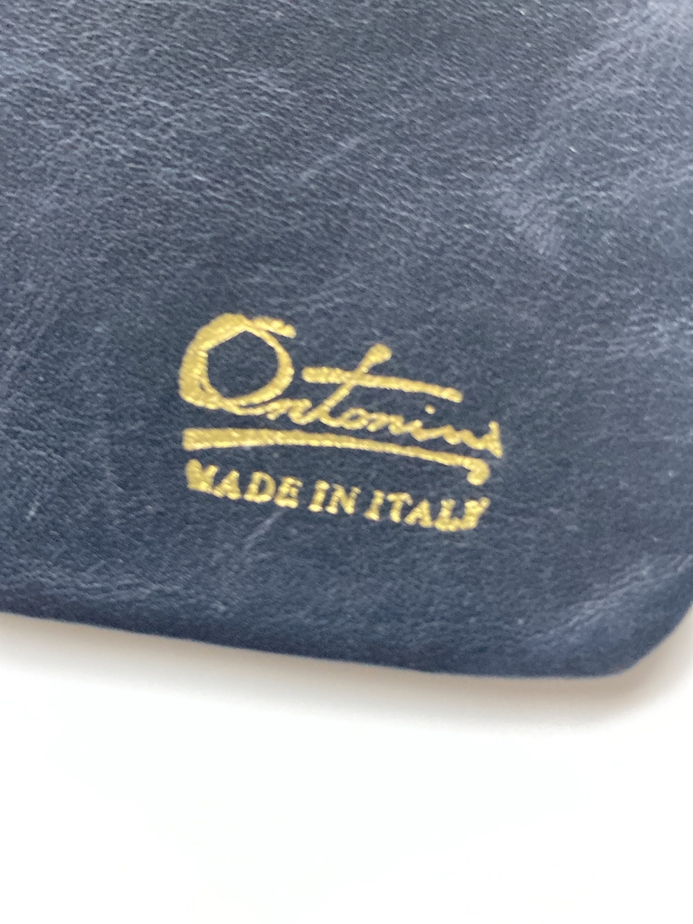 Vintage Leather Wristlet Clutch - Made in Italy